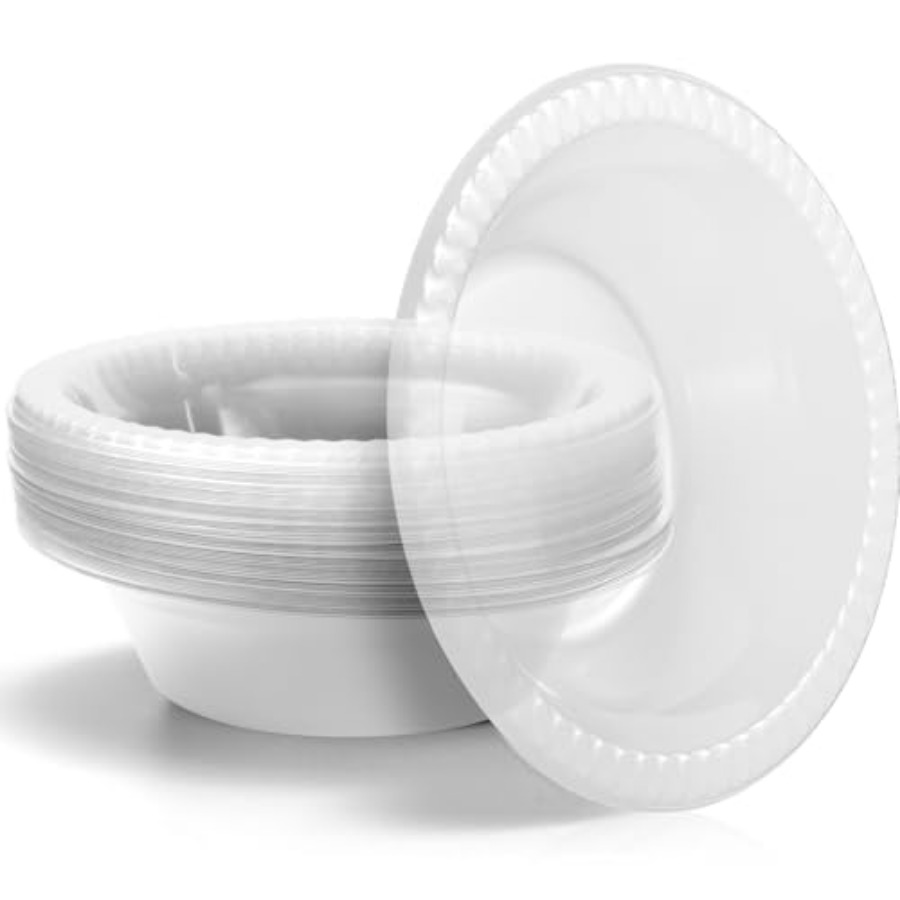 Food Snacks For Party - 30 Pack 12 oz Disposable Plastic