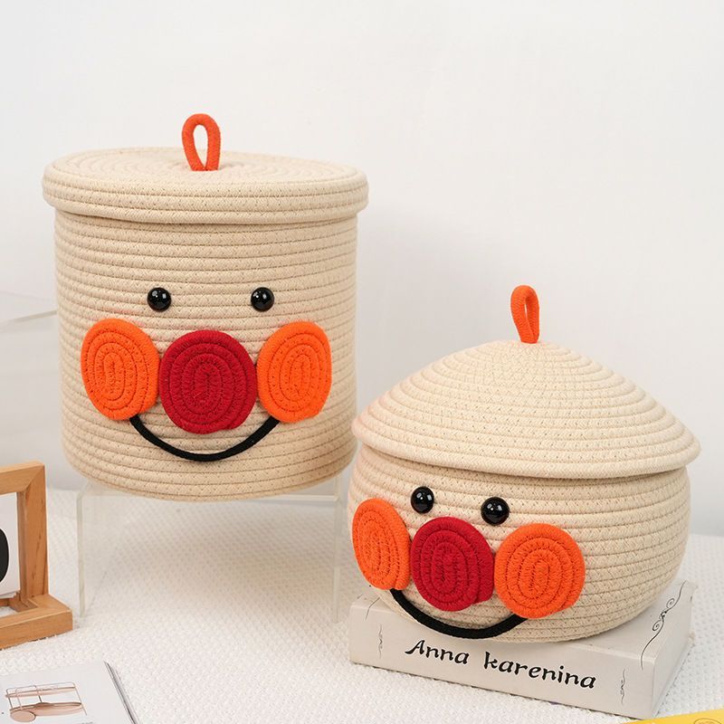 Food Grocery Snacks - Anpanman Cotton Rope Handmade Weaving with