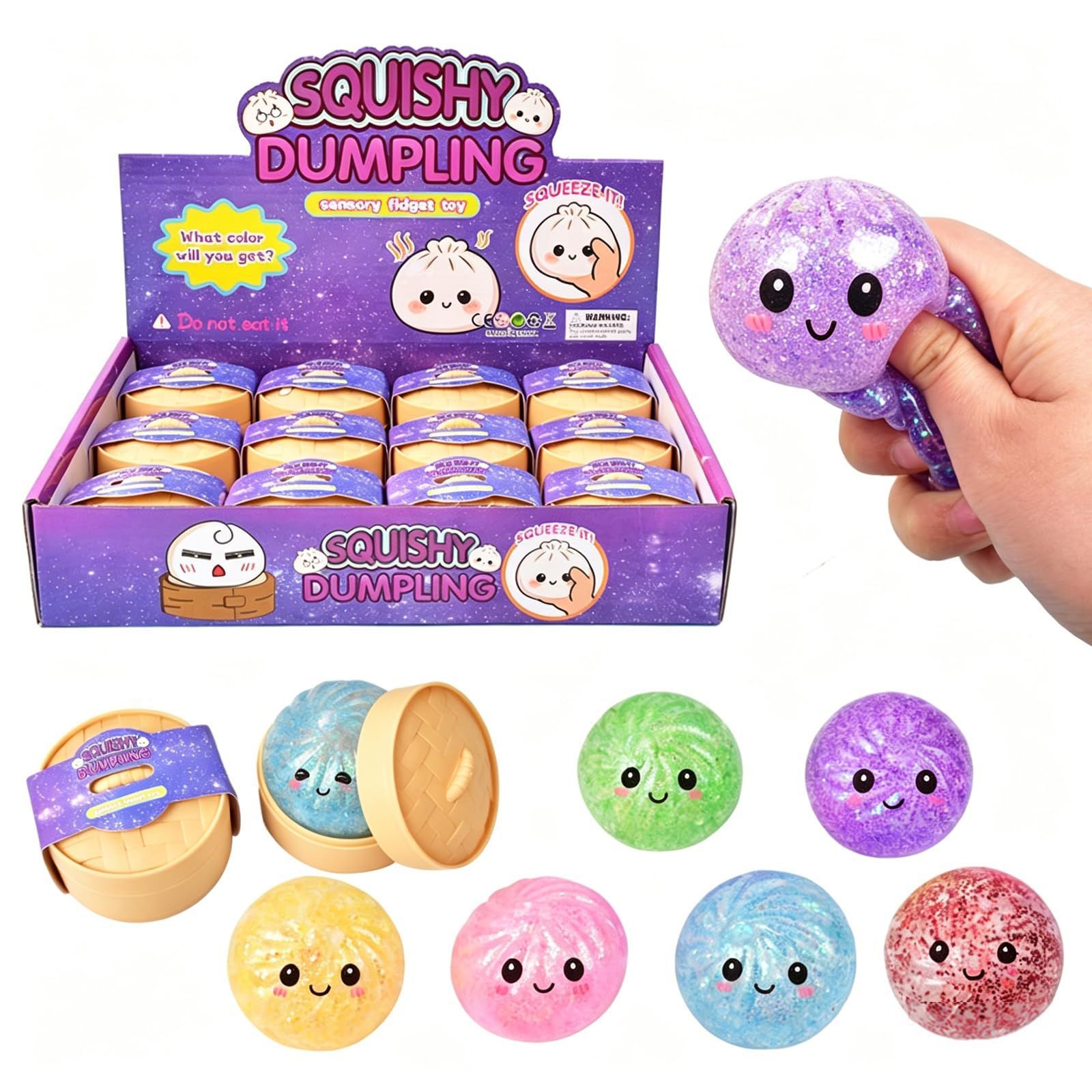 Food Grocery Snacks - Hot Mini Colorful Glitter Dumpling Release