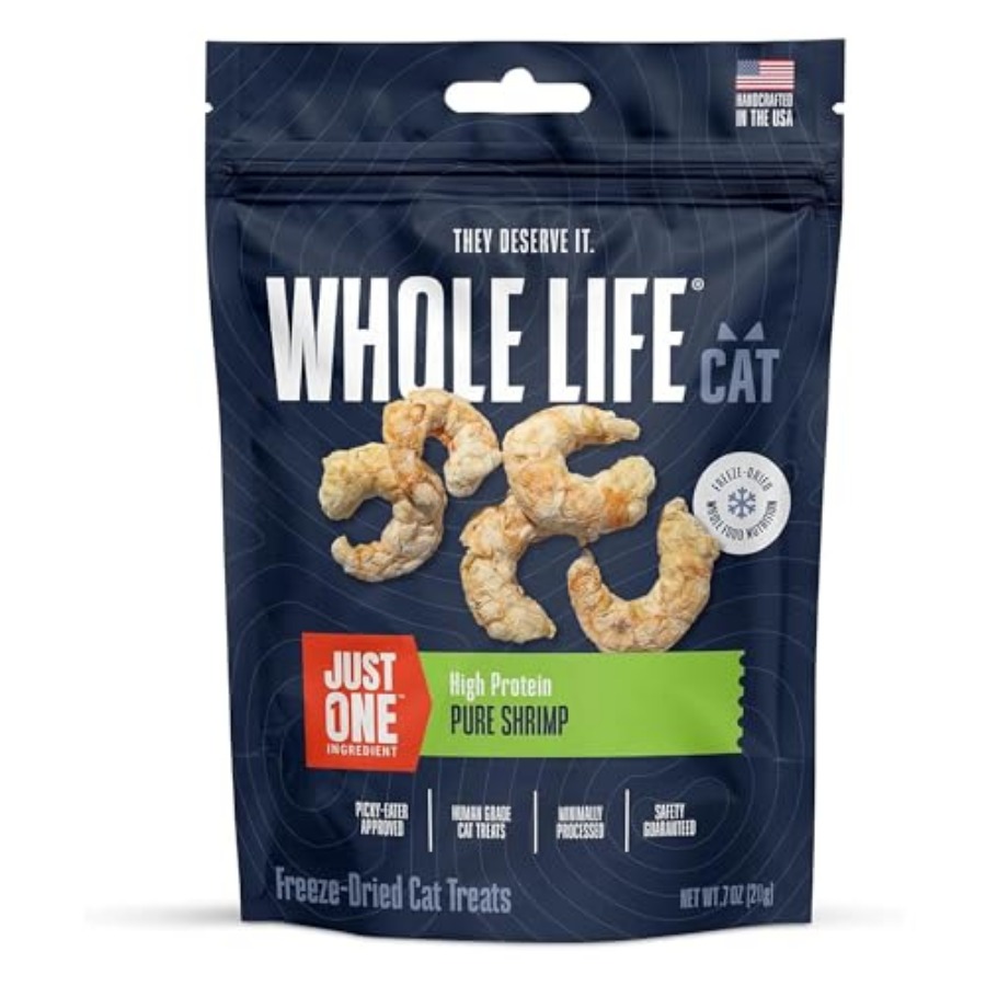 Food Snacks With High Protein - Whole Life Cat Just One Shrimp