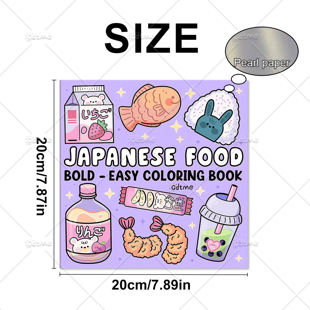 JAPANESE FOOD Bold-easy Patter - Food And Snacks Coloring Book 评论和价格