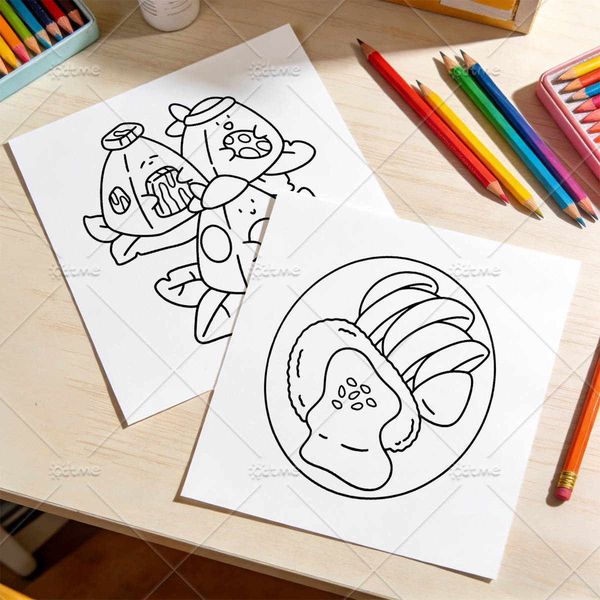 JAPANESE FOOD Bold-easy Patter - Food And Snacks Coloring Book 评论和价格