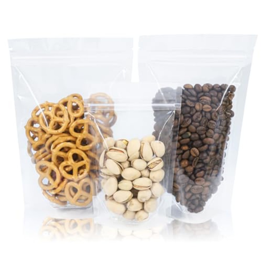 100 PCS Resealable Bags, 3.9x5 - Food Snacks For Party 评论和价格