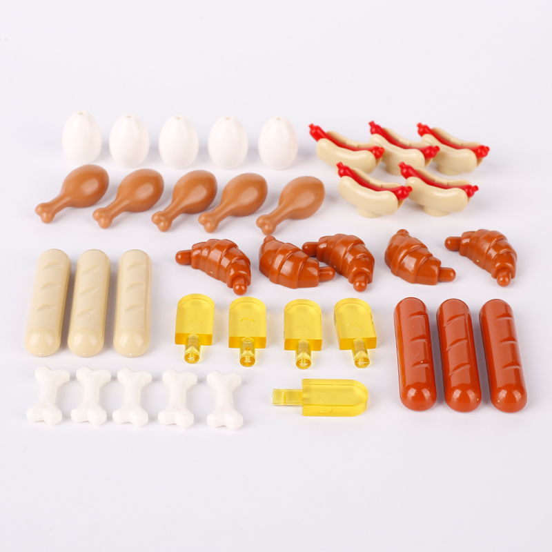 MOC City Street Figures Food P - Food Grocery Snacks 评论和价格