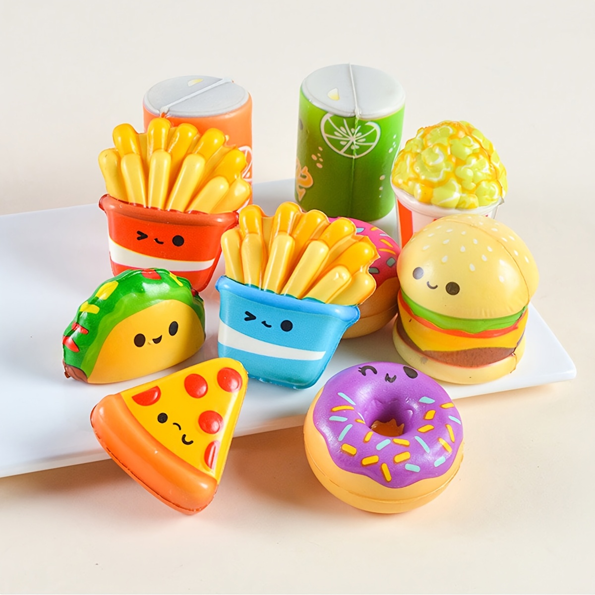 12Pcs Mini Food Squishy Slow R - Food Snacks For Party 评论和价格