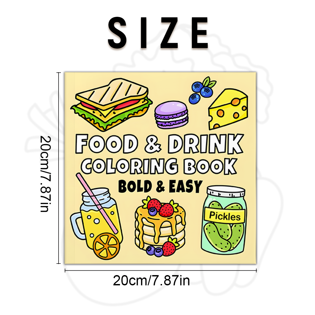 Delicious Treats Coloring Book - Food And Snacks Coloring Book 评论和价格