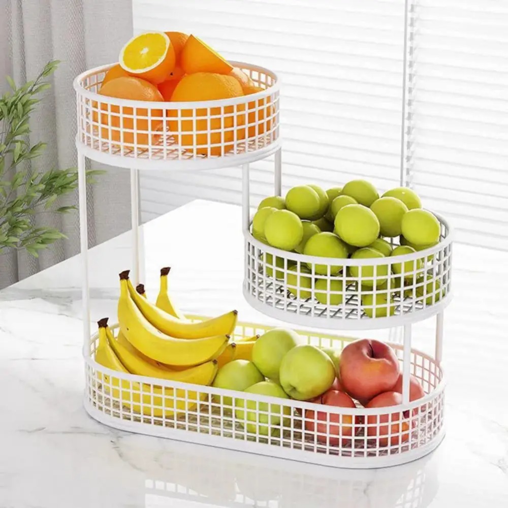 Three-layer Fruit Basket  Livi - Food Snacks Basket 评论和价格