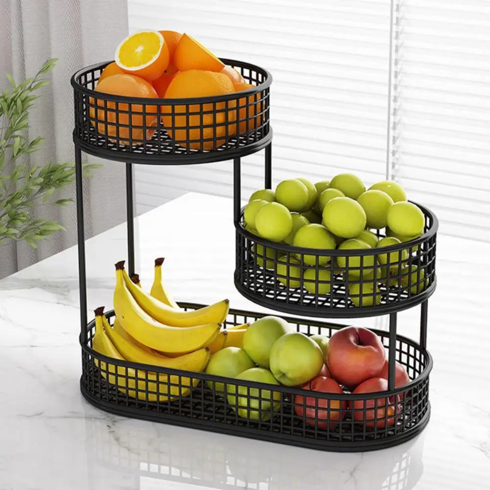 Three-layer Fruit Basket  Livi - Food Snacks Basket 评论和价格
