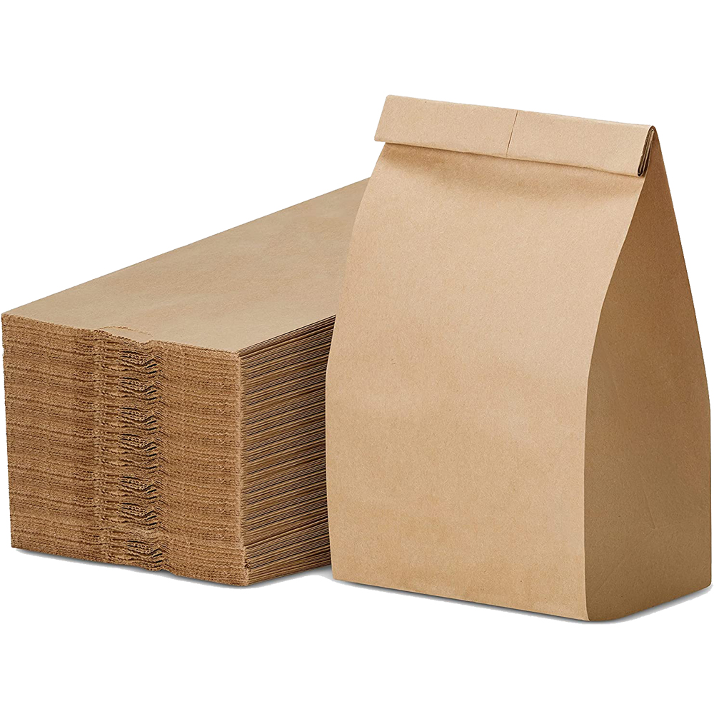 Paper Lunch Bags 20/50PCS Kraf - Food Grocery Snacks 评论和价格