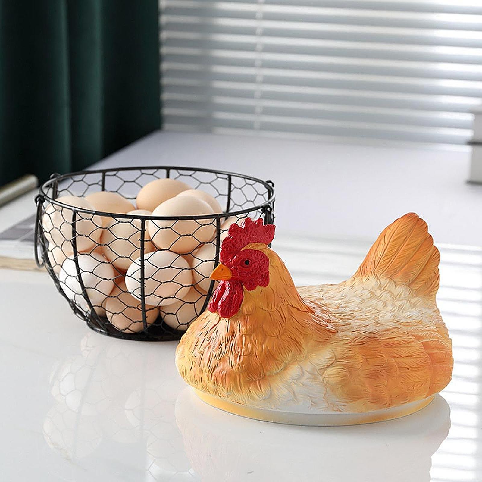 Egg Basket with Lid Kitchen Su - Food Snacks Basket 评论和价格