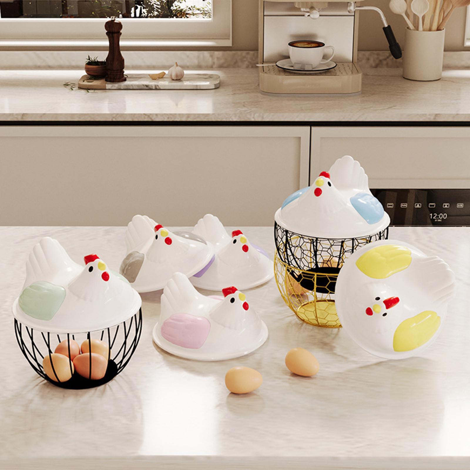 Egg Basket with Lid Kitchen Su - Food Snacks Basket 评论和价格