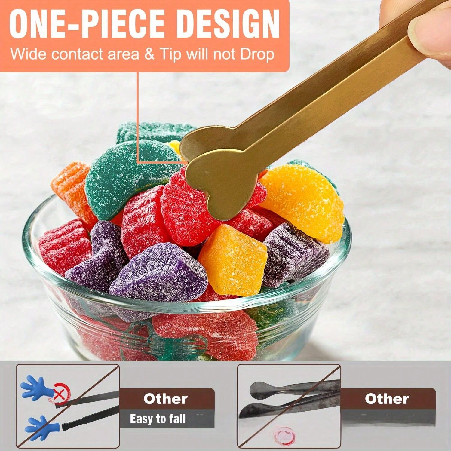 Gold Stainless Steel Mini Serv - Food Snacks For Party 评论和价格