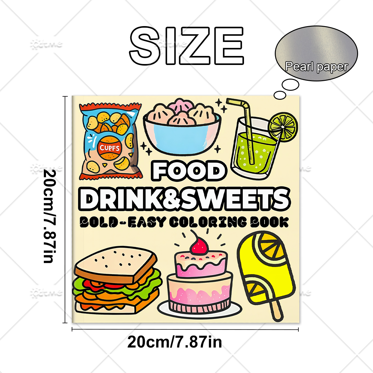 Food Drinks & Sweets Bold & Ea - Food And Snacks Coloring Book 评论和价格