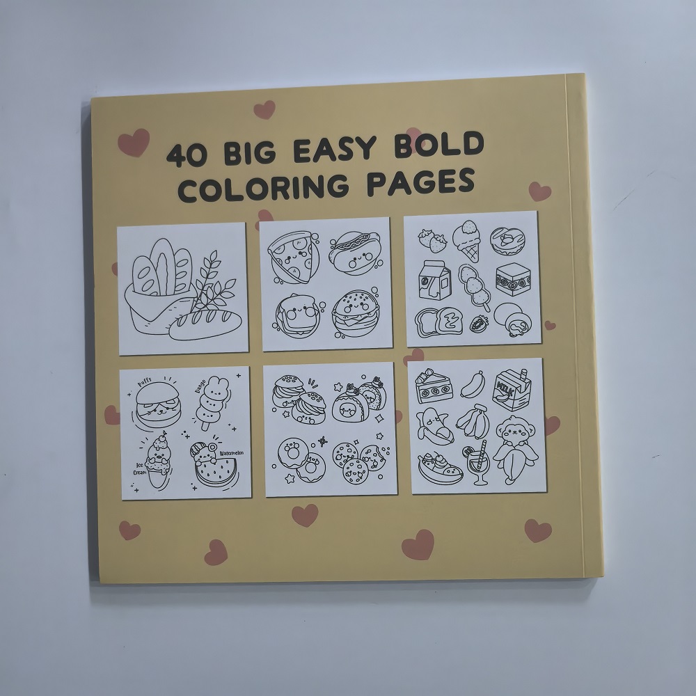 Food Drink & Sweets Easy-bold  - Food And Snacks Coloring Book 评论和价格