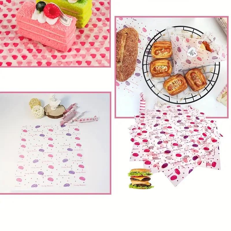 Colorful Patterned Wax Paper 5 - Food Snacks Basket 评论和价格