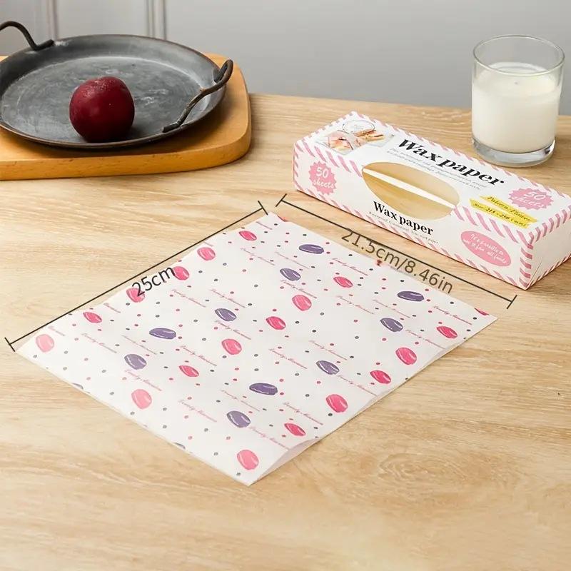 Colorful Patterned Wax Paper 5 - Food Snacks Basket 评论和价格
