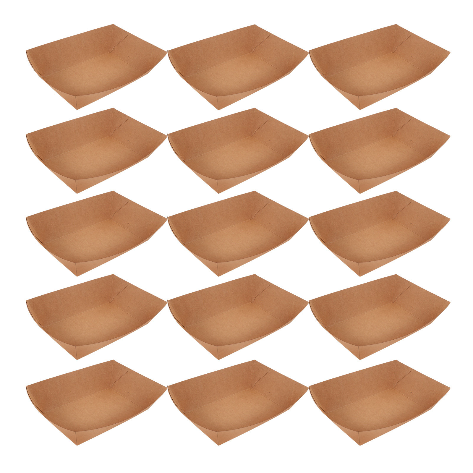 100Pcs Paper Food Tray Disposa - Food Snacks For Party 评论和价格