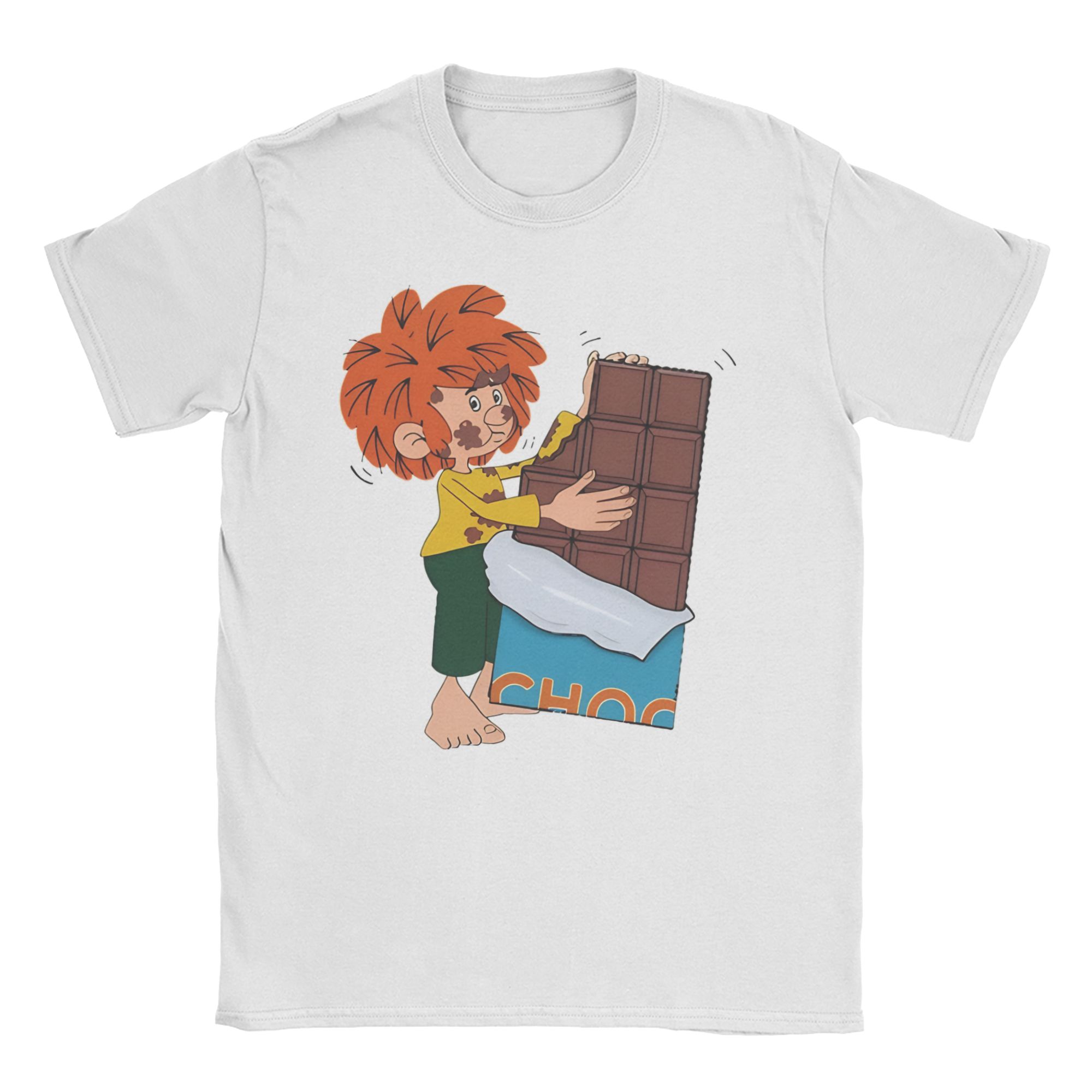 Men Women T-Shirt Pumuckl eats - Food Grocery Snacks 评论和价格