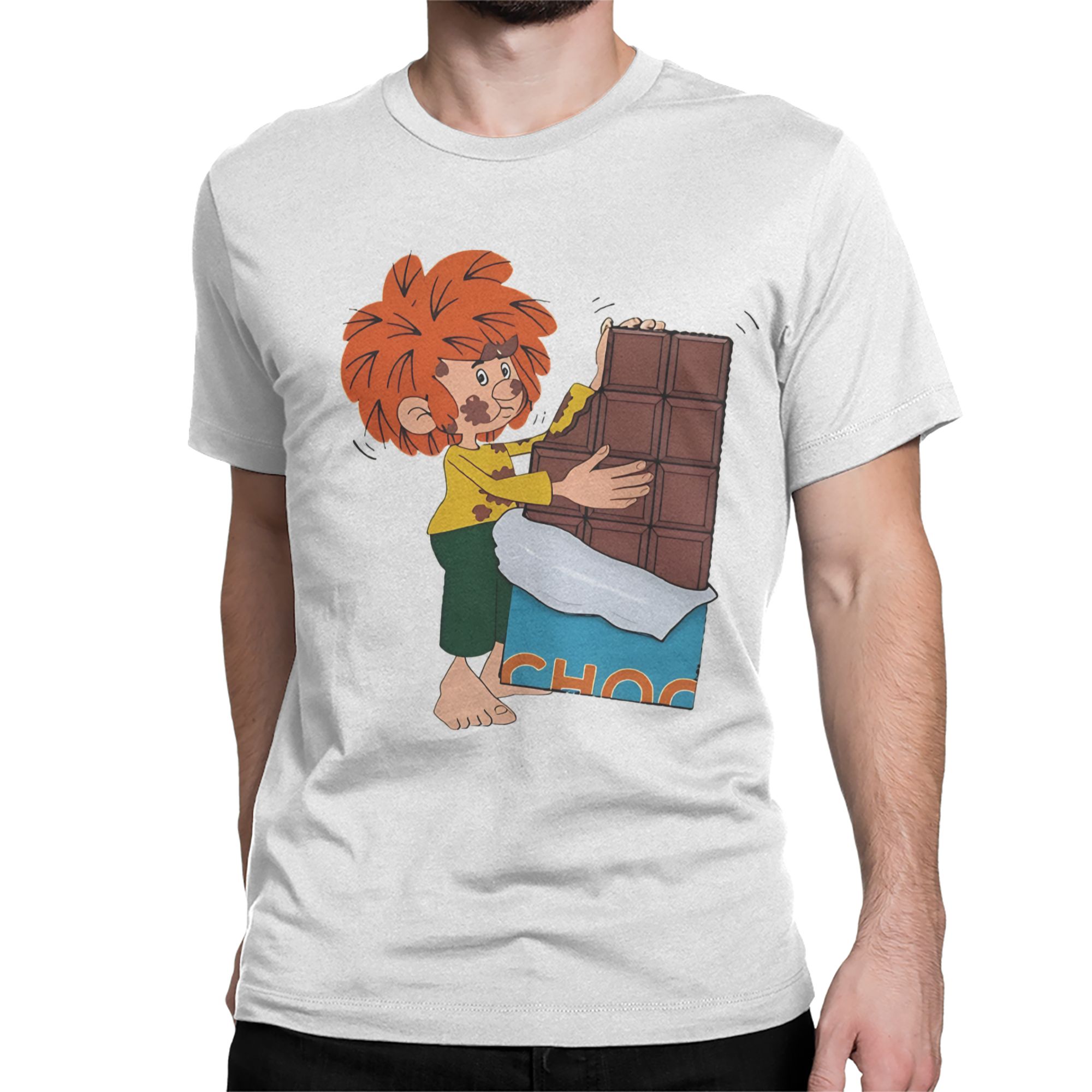 Men Women T-Shirt Pumuckl eats - Food Grocery Snacks 评论和价格
