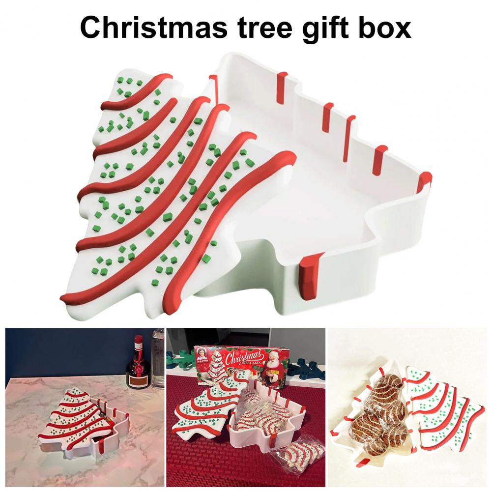Christmas Tree Box Tree Shape  - Food Snacks For Party 评论和价格