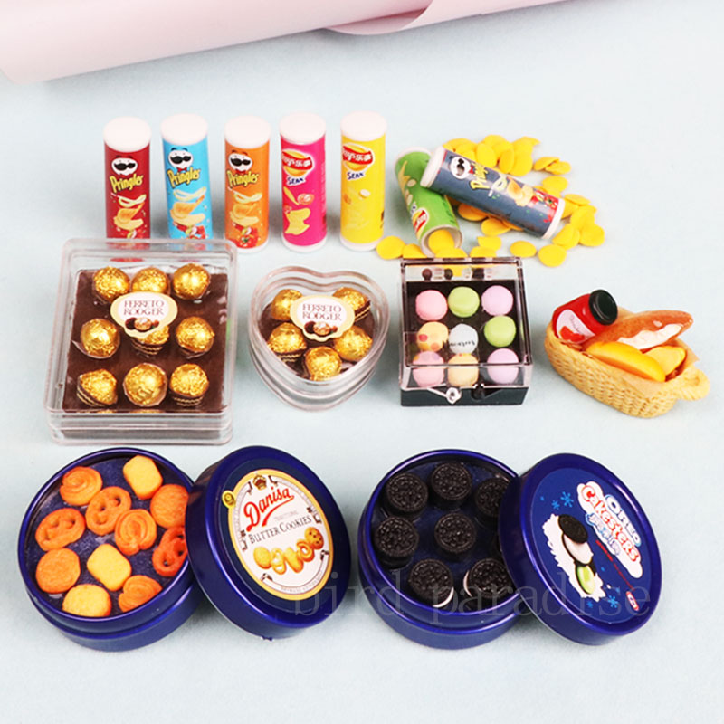 1/6 Miniatrue Dolls Food Mini  - Food Grocery Snacks 评论和价格