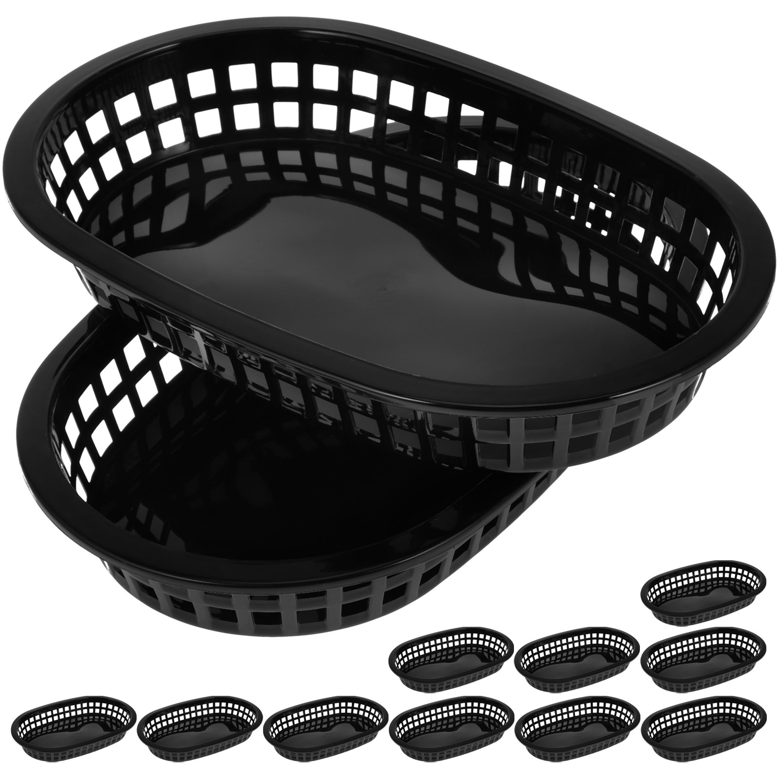 12Pcs Fast Food Basket Creativ - Food Snacks Basket 评论和价格