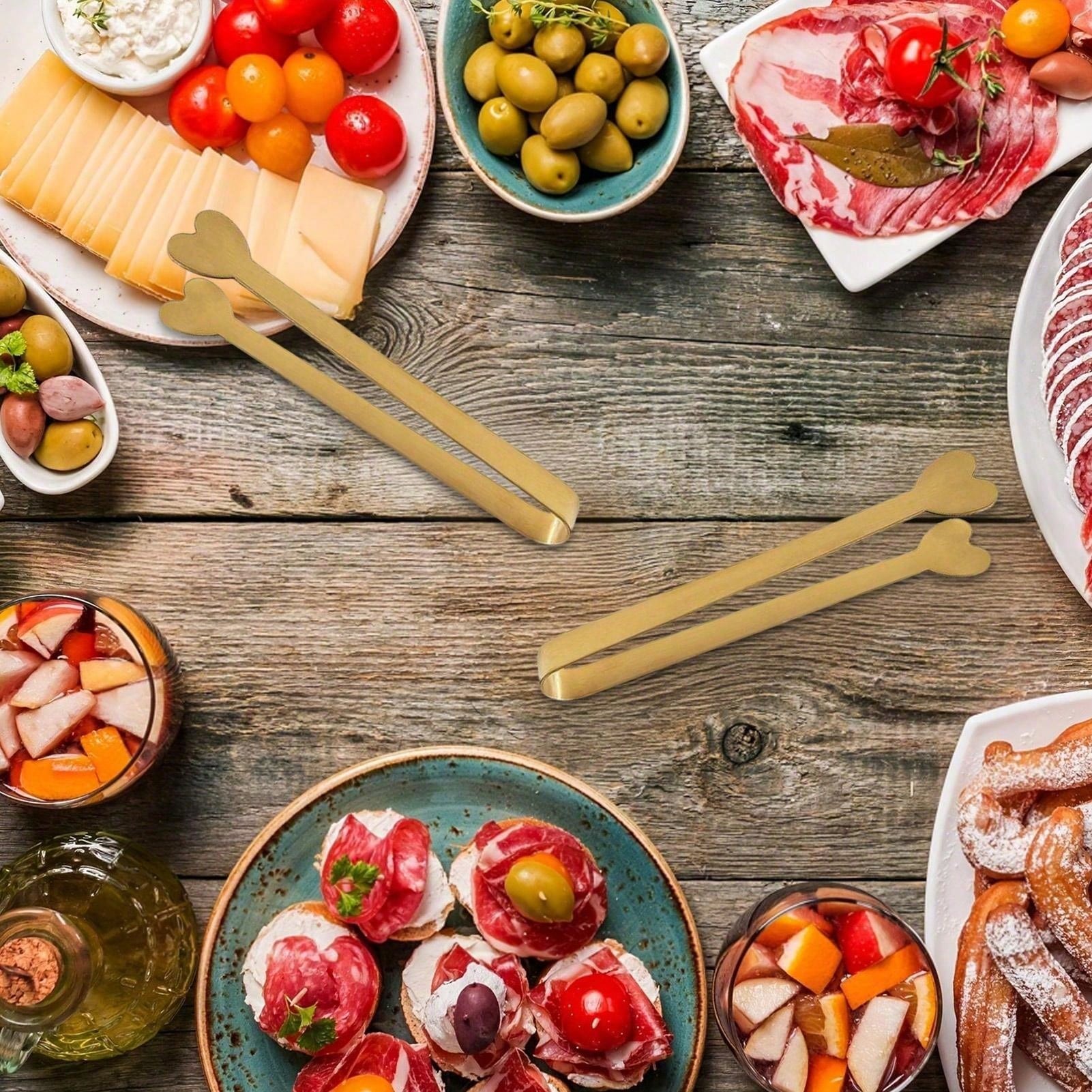 Mini Gold Stainless Steel Food - Food Snacks For Party 评论和价格