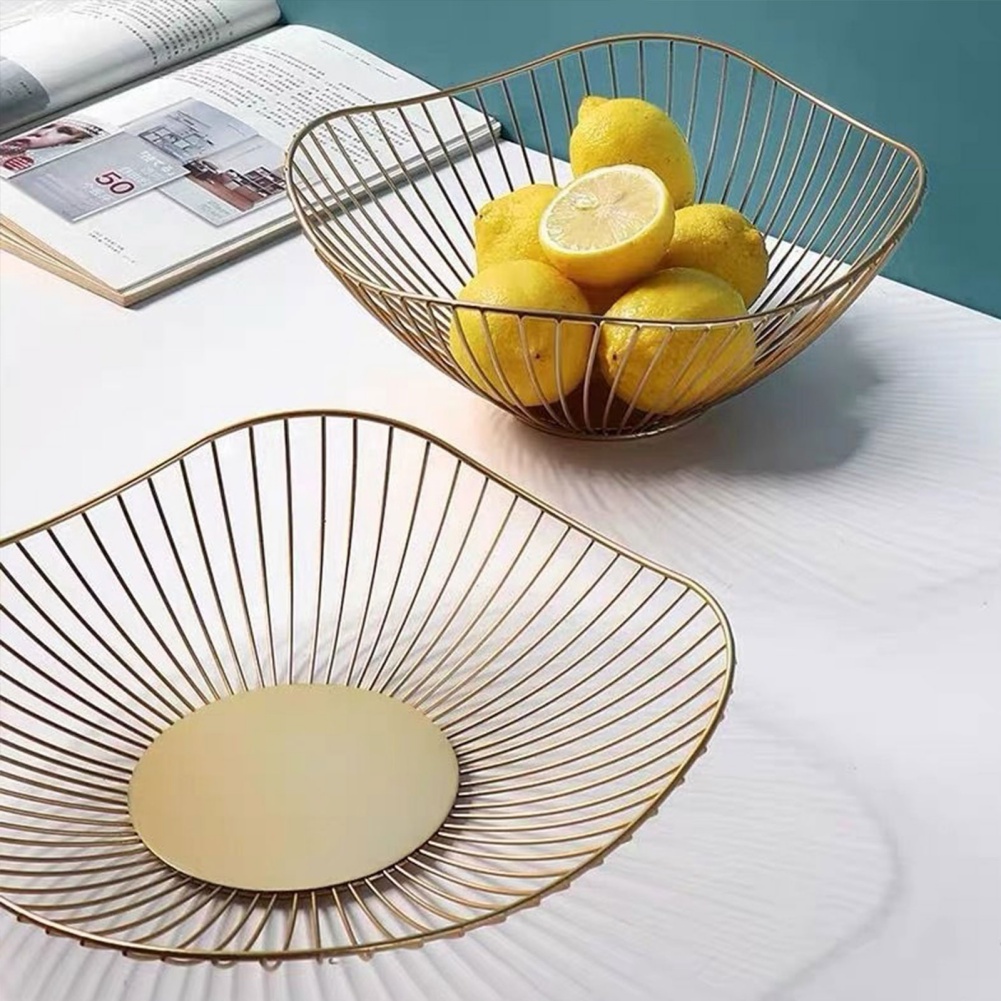 Metal Fruit Basket Simple Frui - Food Snacks Basket 评论和价格