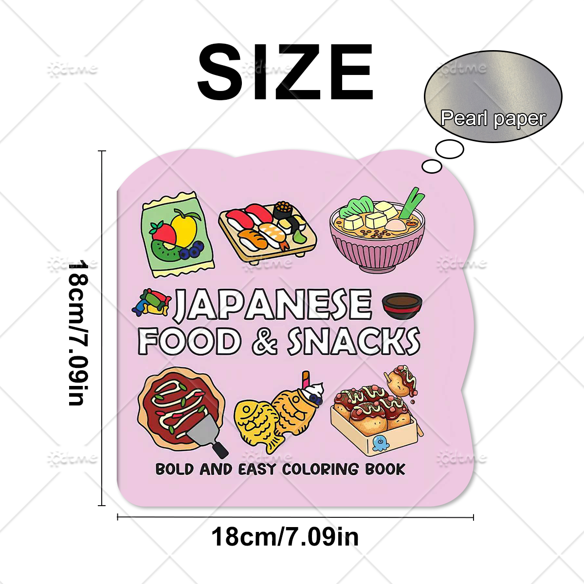 JAPANESE FOOD & SNACKS Irregul - Food And Snacks Coloring Book 评论和价格